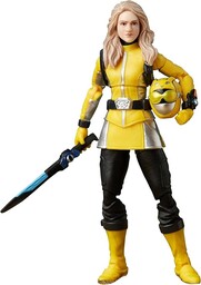 Power Rangers Kolekcja Lightning, żółta figurka Ranger Beast