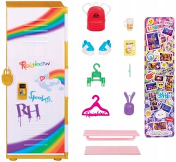 Rainbow High Szafka Szkolna Design Style Locker Naklejki