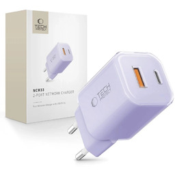 Ładowarka Sieciowa 2xUSB Tech-Protect NCM33 33W PD QC3.0
