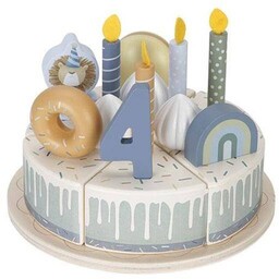 Little Dutch Torcik urodzinowy Błękit FSC