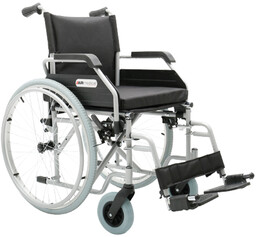 Nowoczesny stalowy wózek inwalidzki - rama o konstrukcji