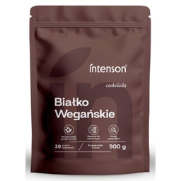 INTENSON Odżywka białkowa Białko wegańskie Czekoladowy (900 g)