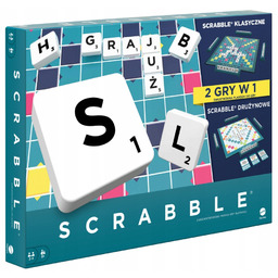 Scrabble Gra Edukacyjna Planszowa Dla Dzieci 8 Lat+