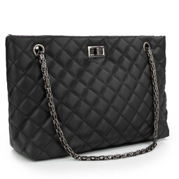 Alessio TOREBKA Damska PIKOWANA TORBA KLASYCZNA Shopper QUILTED