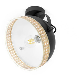 Lindby - Lonnaris Turn Lampa Sufitowa Black/Nature