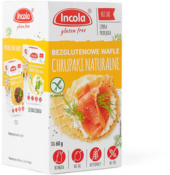 Incola Wafle Kukurydziane Naturalne Bezglutenowe 60 G