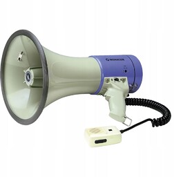Megafon Głośnik przenośny Syrena alarmowa Monacor 25W TM-27