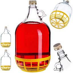 Balon Gąsior na wino z zakrętką 5L, 2