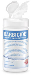 Barbicide, chusteczki do dezynfekcji wszystkich powierzchni niezawierające alkoholu,