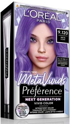LOREAL PREFERENCE Metavivids Farba do włosów 9.120 LILAC