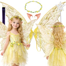 Skrzydła Wróżki Elfa Strój Leśny Skrzat Elf Skrzydełka