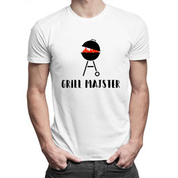 Grill Majster - męska koszulka z nadrukiem
