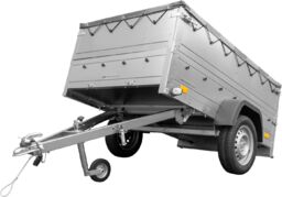 Przyczepka lekka 200x125 UNITRAILER GARDEN 201 KIPP
