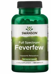 SWANSON Full Spectrum Feverfew 380 mg (100 kaps.)
