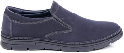 Męskie Półbuty Wsuwane Buty Casual Haver Ab137A-3 Granat