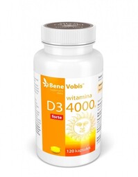 Bene Vobis - Witamina D3 4000IU - 120