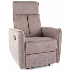 Fotel rozkładany Nikos Brego Beżowy