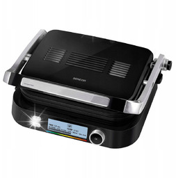 Inteligentny grill kontaktowy SENCOR SBG4010SS 2100W wyświetlacza LCD