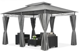 Pawilon ogrodowy Ibiza 3x4m antracytowy Garden Point