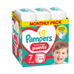 Pieluchomajtki Pampers Pants 7 (114 szt.)