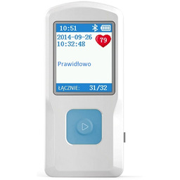 Przenośny MONITOR APARAT EKG polskie menu software