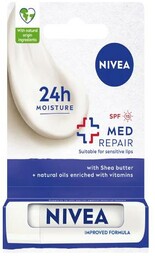 NIVEA Med Repair Pielęgnująca pomadka do ust, 4.8ml