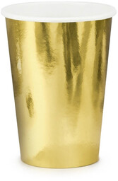 Kubeczki złote - 220 ml - 6 szt.