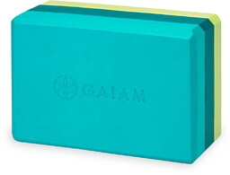 Gaiam Kostka do jogi z pianki Teal Tonal