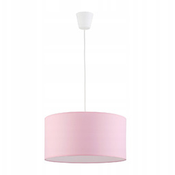 Lampa Sufitowa Wisząca Rondo Kids Biało-Różowa E27 3231