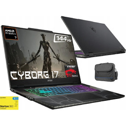 GAMINGOWY MSI CYBORG A17 RYZEN 7 260 RTX5050
