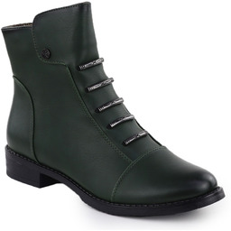 Botki damskie zielone Jezzi ASA62-16