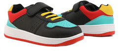 Sneakersy marki Shone model 002-002. Kolor Czarny, Obuwie