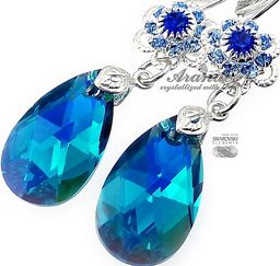 Kolczyki Kryształy Blue Zircon Feel Srebro