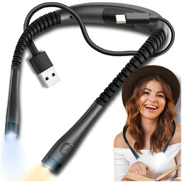 Lampka Do Czytania Książek Szycia Na Szyję Usb