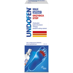 Undofen Max Spray, Grzybica Stóp
