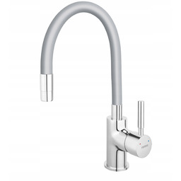 Bateria kuchenna stojąca Ferro Zumba srebrny, szary bza4s