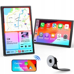 Nawigacja 7-calowy przenośny samochodowy ekran dotykowy Kamera Cofania