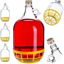 Gąsior Balon na wino z zakrętką 5L 3