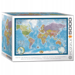 Puzzle 5000 World Map 8520-5890