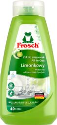 Frosch, żel do mycia naczyń w zmywarkach, limonkowy,