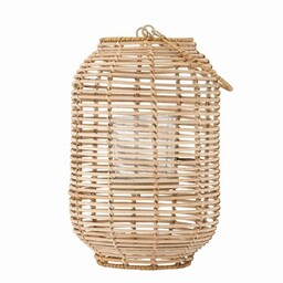 Bloomingville LANDER Lampion z Rattanu / Naturalny