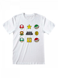 Koszulka Super Mario - Items (rozmiar S)