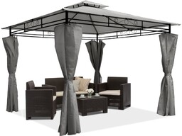Pawilon ogrodowy Ibiza 3x3 m antracytowy Garden Point