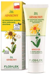 FLOSLEK Żel arnikowy na rozszerzone naczynka, sińce, potłuczenia