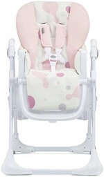 Krzesełko do karmienia Kinderkraft Yummy Różowe