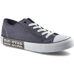 Big Star Granatowe Trampki Damskie Modne Obuwie