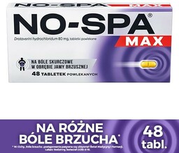 No-Spa Max 80 mg, 48 tabletek