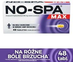 No-Spa Max 80 mg, 48tabl.