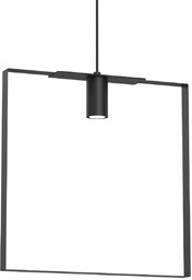 Lampa wisząca metalowa ORTIGA 5155 Shilo ramka czarna