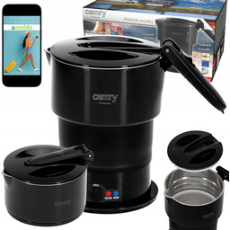 Czajnik Turystyczny elektryczny 600W mały 0.6l składany podróżny